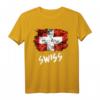 Schweizer Flagge T-Shirt – Lustiges Patriotisches Schweizer Shirt für Heimatliebhaber & nationale Feiertage