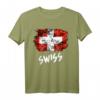 Schweizer Flagge T-Shirt – Lustiges Patriotisches Schweizer Shirt für Heimatliebhaber & nationale Feiertage