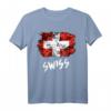 Schweizer Flagge T-Shirt – Lustiges Patriotisches Schweizer Shirt für Heimatliebhaber & nationale Feiertage