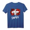 Schweizer Flagge T-Shirt – Lustiges Patriotisches Schweizer Shirt für Heimatliebhaber & nationale Feiertage