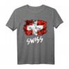 Schweizer Flagge T-Shirt – Lustiges Patriotisches Schweizer Shirt für Heimatliebhaber & nationale Feiertage