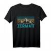 Zermatt Schweiz Vintage Berge Ski Souvenir Geschenk T-Shirt – Perfekt für Skifahrer & Bergliebhaber