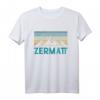 Zermatt Schweiz Vintage Berge Ski Souvenir Geschenk T-Shirt – Perfekt für Skifahrer & Bergliebhaber