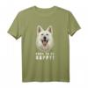 Born to be Happy! Weißer Schweizer Schäferhund T-Shirt – Perfektes Geschenk für Hundefreunde & Schäferhundfans