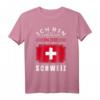 Ich Bin Dann Mal Weg Nach Schweiz Fahne Urlaub Spruch T-Shirt – Perfekt für Auswanderer, Weltenbummler und Reisebegeisterte