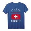 Ich Bin Dann Mal Weg Nach Schweiz Fahne Urlaub Spruch T-Shirt – Perfekt für Auswanderer, Weltenbummler und Reisebegeisterte