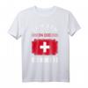 Ich Bin Dann Mal Weg Nach Schweiz Fahne Urlaub Spruch T-Shirt – Perfekt für Auswanderer, Weltenbummler und Reisebegeisterte