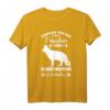 Vorsicht Vor Dem Frauchen Der Schäferhund Ist Harmlos T-Shirt - Lustiges Hundespruch Shirt für Hundebesitzer & Schäferhund Züchter