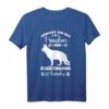 Vorsicht Vor Dem Frauchen Der Schäferhund Ist Harmlos T-Shirt - Lustiges Hundespruch Shirt für Hundebesitzer & Schäferhund Züchter