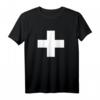 Schweizer Flagge Kreuz Schweiz Suisse Svizzera T-Shirt – Perfektes Geschenk für Fans & Patriotische Kleidung für Sport & Freizeit
