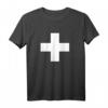 Schweizer Flagge Kreuz Schweiz Suisse Svizzera T-Shirt – Perfektes Geschenk für Fans & Patriotische Kleidung für Sport & Freizeit