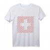 Schweizer Flagge Fan-Shirt mit vintage Print – Perfektes Geschenk für Schweizer Fans, Touristen & Urlauber