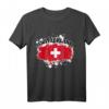 Schweiz Swiss Suisse Trikot mit Flagge - Supporter Outfit für die Nationalmannschaft & perfektes Geschenk für Schweizer Fußballfans