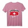 Schweiz Swiss Suisse Trikot mit Flagge - Supporter Outfit für die Nationalmannschaft & perfektes Geschenk für Schweizer Fußballfans