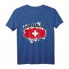 Schweiz Swiss Suisse Trikot mit Flagge - Supporter Outfit für die Nationalmannschaft & perfektes Geschenk für Schweizer Fußballfans