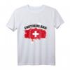 Schweiz Swiss Suisse Trikot mit Flagge - Supporter Outfit für die Nationalmannschaft & perfektes Geschenk für Schweizer Fußballfans