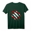 Schweizer Flagge T-Shirt mit Riss Design - Fanoutfit für Sportevents, Fasching, Halloween & als Geschenkidee für Freunde und Familie