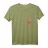 Damen T-Shirt mit Schweizer Flagge und V-Ausschnitt – Perfektes Geschenk für Reisende und Abenteuerinnen