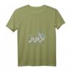 Damen Edelweiß T-Shirt mit V-Ausschnitt – Alpenblume aus der Schweiz, Symbol der Berge & Naturliebe