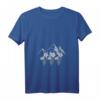 Damen Edelweiß T-Shirt mit V-Ausschnitt – Alpenblume aus der Schweiz, Symbol der Berge & Naturliebe