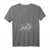 Damen Edelweiß T-Shirt mit V-Ausschnitt – Alpenblume aus der Schweiz, Symbol der Berge & Naturliebe