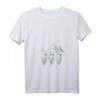 Damen Edelweiß T-Shirt mit V-Ausschnitt – Alpenblume aus der Schweiz, Symbol der Berge & Naturliebe