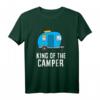 Camping King Of The Camper Wohnmobil Camper T-Shirt - Lustiges Outdoor-Design für Camper, Pfadfinder & Camping-Fans als Geschenk