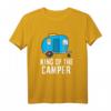 Camping King Of The Camper Wohnmobil Camper T-Shirt - Lustiges Outdoor-Design für Camper, Pfadfinder & Camping-Fans als Geschenk