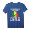 Senegalesische Flagge T-Shirt - Perfektes Geschenk für Senegal-Reisende, Fans und Liebhaber für Urlaub, Geburtstag oder Weihnachten