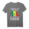 Senegalesische Flagge T-Shirt - Perfektes Geschenk für Senegal-Reisende, Fans und Liebhaber für Urlaub, Geburtstag oder Weihnachten