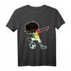 Dabbing Fußball Girl Senegal Trikot Kids Geschenk T-Shirt – Lustiges Supporter-Shirt für Mädchen, Kinder & Jugendliche, ideal als Geburtstags- oder Souvenir-Geschenk
