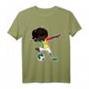 Dabbing Fußball Girl Senegal Trikot Kids Geschenk T-Shirt – Lustiges Supporter-Shirt für Mädchen, Kinder & Jugendliche, ideal als Geburtstags- oder Souvenir-Geschenk