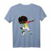 Dabbing Fußball Girl Senegal Trikot Kids Geschenk T-Shirt – Lustiges Supporter-Shirt für Mädchen, Kinder & Jugendliche, ideal als Geburtstags- oder Souvenir-Geschenk