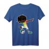 Dabbing Fußball Girl Senegal Trikot Kids Geschenk T-Shirt – Lustiges Supporter-Shirt für Mädchen, Kinder & Jugendliche, ideal als Geburtstags- oder Souvenir-Geschenk