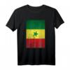 Retro Senegal Flag T-Shirt - Vintage Grunge Design, das perfekte Geschenk für Freunde und Familie zu Anlässen wie Geburtstag, Weihnachten & mehr