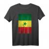 Retro Senegal Flag T-Shirt - Vintage Grunge Design, das perfekte Geschenk für Freunde und Familie zu Anlässen wie Geburtstag, Weihnachten & mehr