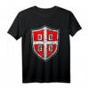 Serbien Serbische Wappen Flagge T-Shirt - Stolzes National-Design für Fans und Unterstützer