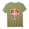 Serbien Serbische Wappen Flagge T-Shirt - Stolzes National-Design für Fans und Unterstützer