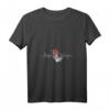 Damen Herzschlag serbische Flagge Geschenk Serbien T-Shirt mit V-Ausschnitt – Perfekt für Fans und Supporter bei Sportarten wie Fußball, Handball & Volleyball