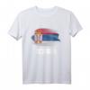 Serbien Flagge Pride Retro T-Shirt für Familie – Stolz auf serbisches Erbe, perfekt für Geburtstage, Weihnachten, Feiertage und besondere Anlässe