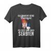 Serbische Flagge T-Shirt - Perfektes Geschenk für Serbien Fans, Urlaub & Liebhaber serbischer Kultur