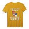 Serbische Flagge T-Shirt - Perfektes Geschenk für Serbien Fans, Urlaub & Liebhaber serbischer Kultur
