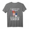 Serbische Flagge T-Shirt - Perfektes Geschenk für Serbien Fans, Urlaub & Liebhaber serbischer Kultur