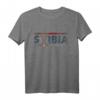 Serbien Retro Flagge T-Shirt mit distressed Design – Vintage Serbische Flagge, Stolz & Unterstützung für patriotische Feiern