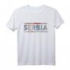 Serbien Retro Flagge T-Shirt mit distressed Design – Vintage Serbische Flagge, Stolz & Unterstützung für patriotische Feiern