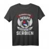 Ich Muss Nach Serbien Reisen Urlaubsziel Balkan Geschenk T-Shirt - Perfekt für Serbien-Fans, Reiseliebhaber und Balkan-Liebhaber