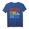 Serbisches T-Shirt mit serbischer Flagge und Legende od 1975 – Balkankultur und Jugoslawien Design für Serben und Balkan-Fans
