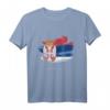 Serbische Fahne Wasserfarbe Serbia T-Shirt – Stolzes Flaggen-Design für Serben und Serbinnen