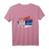 Serbische Fahne Wasserfarbe Serbia T-Shirt – Stolzes Flaggen-Design für Serben und Serbinnen