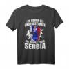 Serbien T-Shirt Balkan Jugo Herren Srbija Flagge Geschenk für Serben & Balkan-Liebhaber